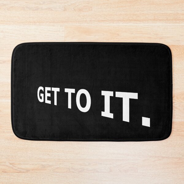 Item preview, GET TO IT Stop Procrastinating Motivational Meme designed and sold by DMcK Designs.