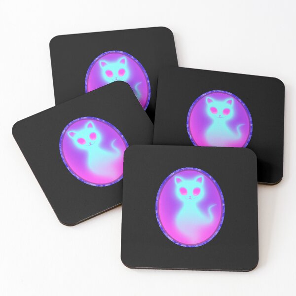 Item preview, Pastel goth ghost kitty designed and sold by AllLeftSides42.