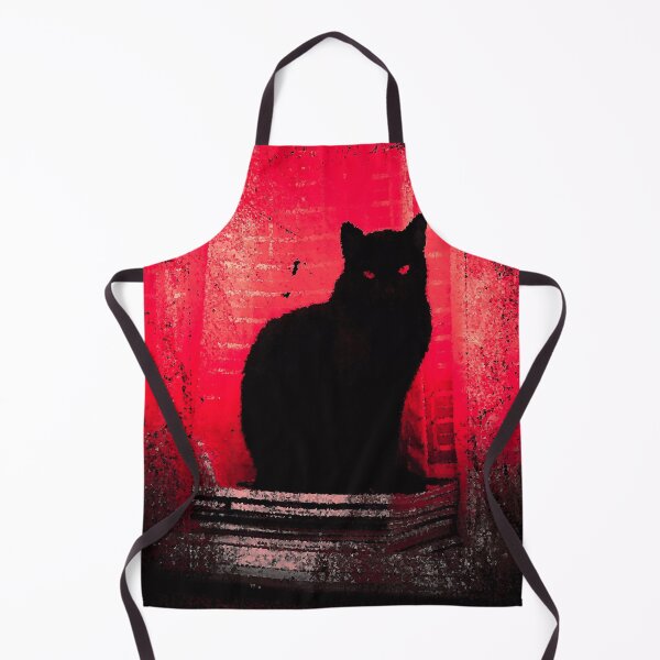 Item preview, Black Cat on a Pedestal designed and sold by TotallyRetroArt.