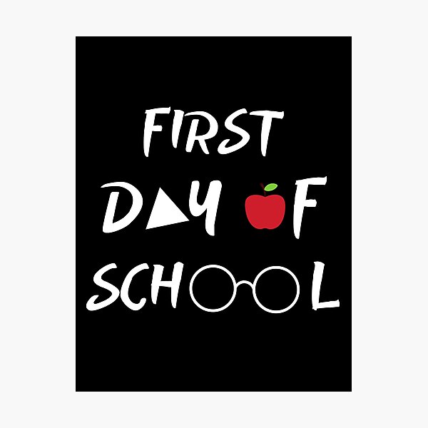 Item preview, Educational First Day of School designed and sold by mcdesignn.