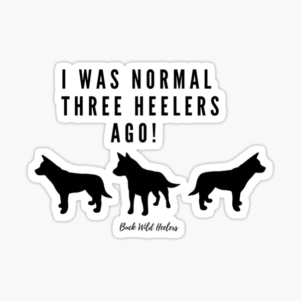 Aperçu de l'œuvre J'étais normal il y a trois talons ! créée et vendue par BuckWildDesigns.