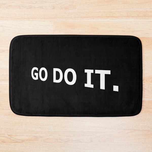 Item preview, GO DO IT Stop Procrastinating Motivational Meme designed and sold by DMcK Designs.