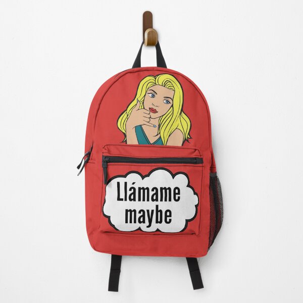 Item preview, Funny Llámame Maybe Pop Art Material Girl designed and sold by wingstar.
