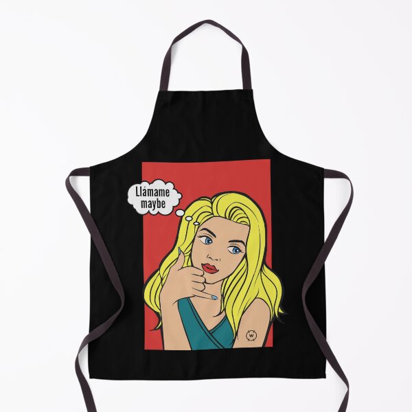 Item preview, Funny Llámame Maybe Pop Art Material Girl designed and sold by wingstar.