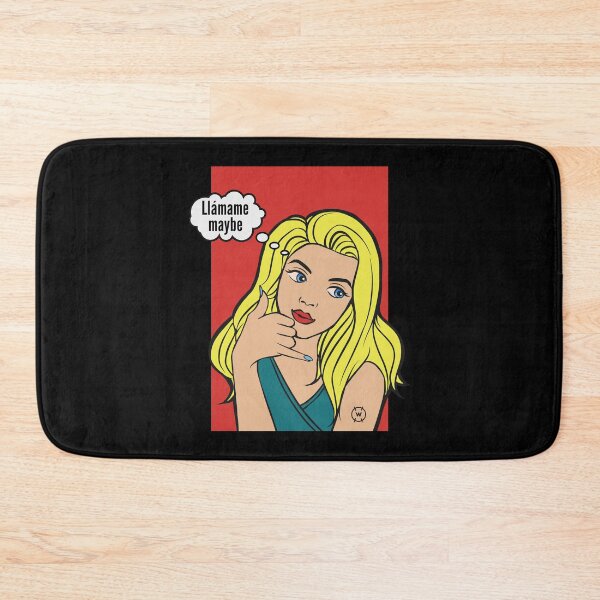 Item preview, Funny Llámame Maybe Pop Art Material Girl designed and sold by wingstar.