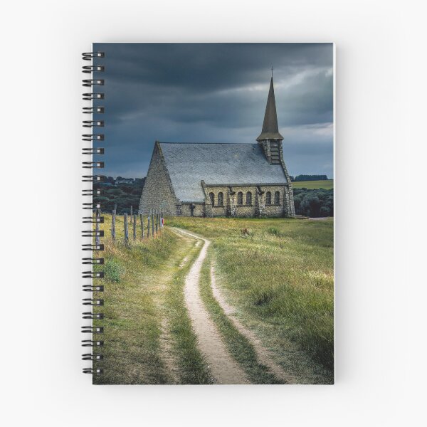 Item preview, Etretat Church Winding Road designed and sold by nbrandsberg.