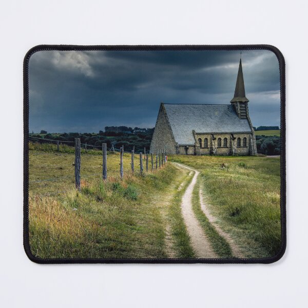 Item preview, Etretat Church Winding Road designed and sold by nbrandsberg.