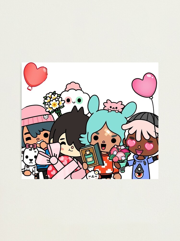 toca boca and gacha life | Photographic Print