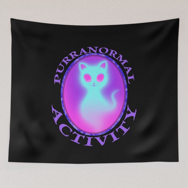 Item preview,  Pastel goth ghost kitty Purranormal activity designed and sold by AllLeftSides42.