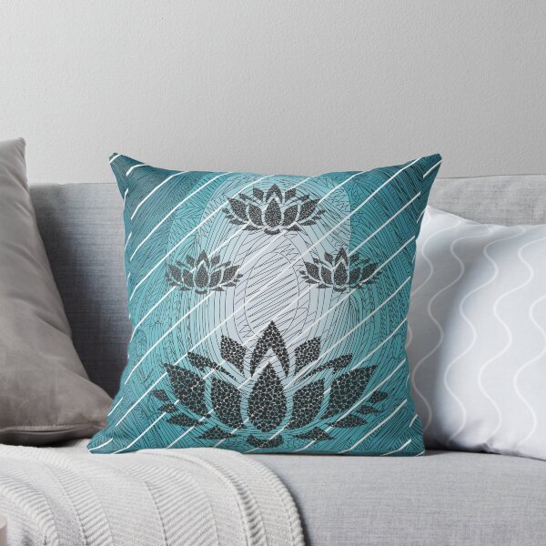 Item preview, Oceanic Blue Flower Abstract Art  designed and sold by Swagmode.