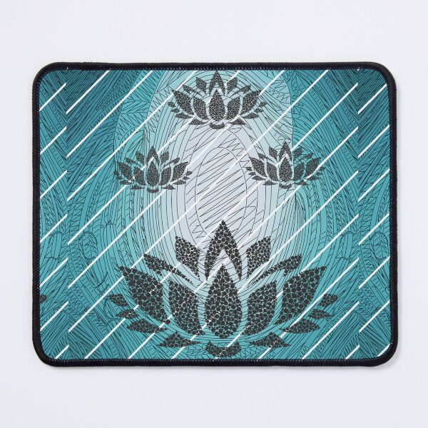 Item preview, Oceanic Blue Flower Abstract Art designed and sold by Swagmode.
