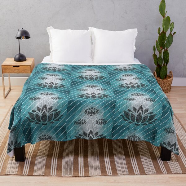 Item preview, Oceanic Blue Flower Abstract Art designed and sold by Swagmode.
