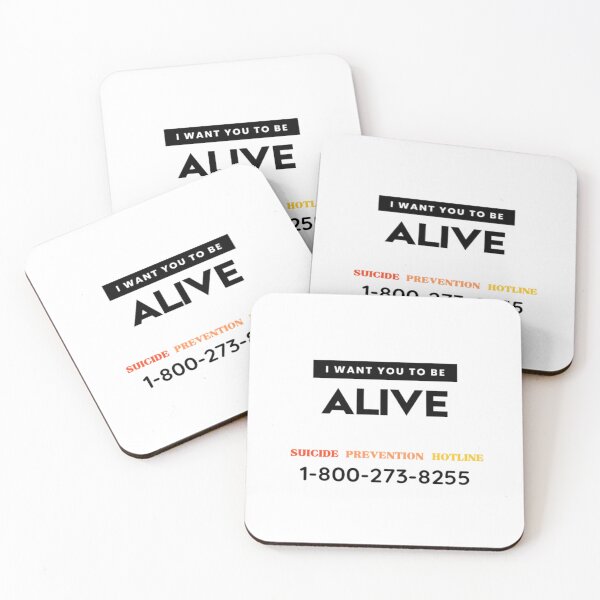 Item preview, Lifeline I Want You To Be Alive | Light Background designed and sold by embaarc.