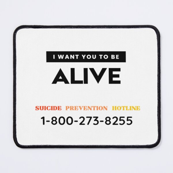 Item preview, Lifeline I Want You To Be Alive | Light Background designed and sold by embaarc.
