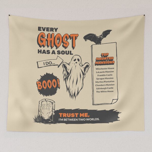 Item preview, Top Haunted Mansions | Spooky Ghost designed and sold by DevlynnDesigns.