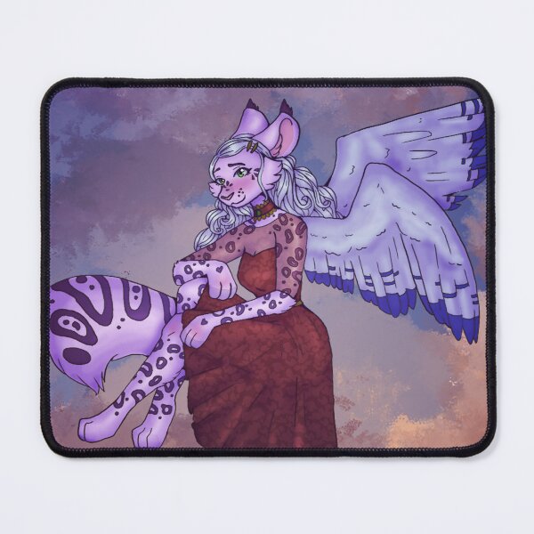 Item preview, Auri: A Purple Snow Leopard Furry designed and sold by AuriSweet.