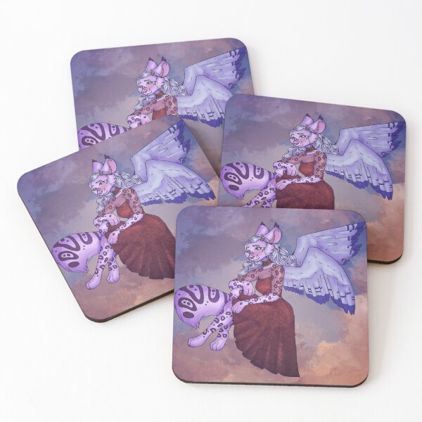 Item preview, Auri: A Purple Snow Leopard Furry designed and sold by AuriSweet.