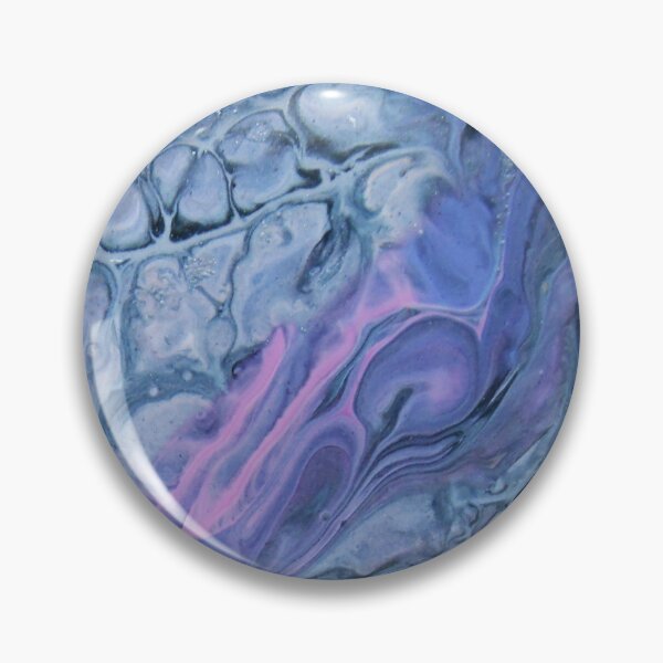 Item preview, Faded Blue Acrylic Pour | Trippy Liquid Art | Trippy Art | Stoked Up Art designed and sold by StokedUpArt.