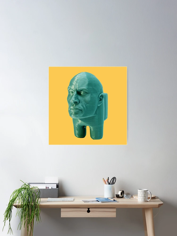 The Rock - SUS Impostor Poster for Sale by TheEvilShow