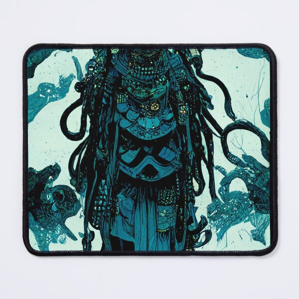 Item preview, Winter Fantasy Pirate Samurai  Tecno Noir Cyber Punk Demon Hunter designed and sold by esotericorigins.