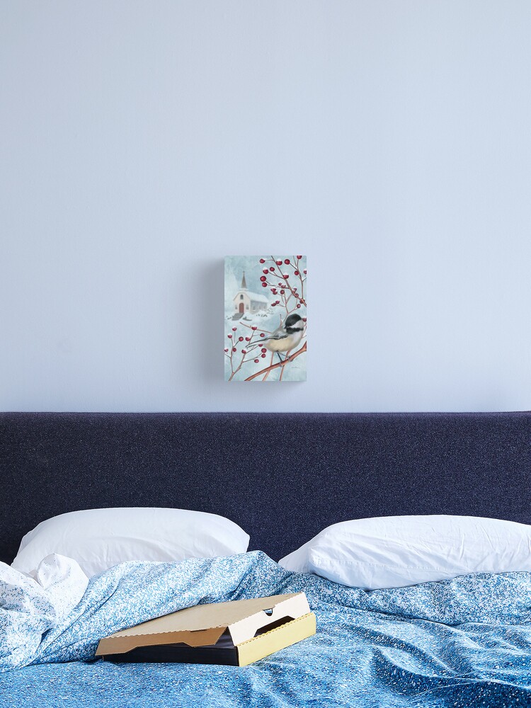 Thumbnail 2 of 3, Canvas Print, Winter Scene I designed and sold by aprilmoen.