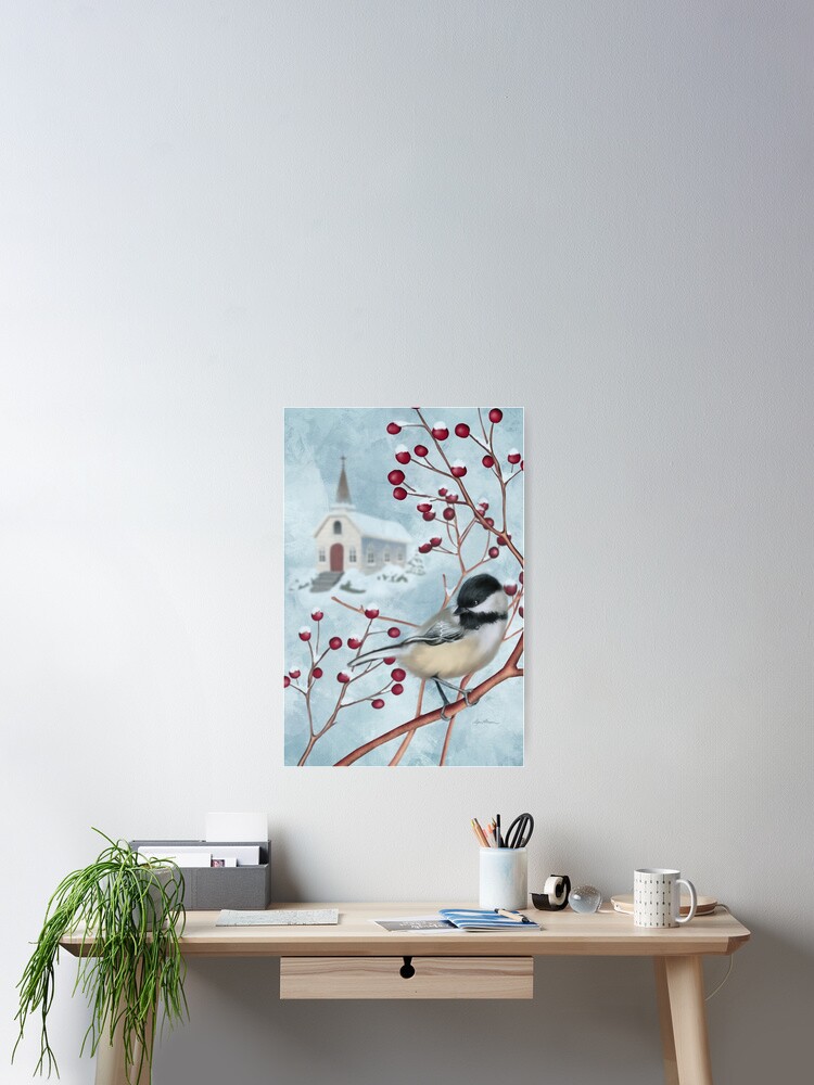 Thumbnail 2 of 3, Poster, Winter Scene I designed and sold by aprilmoen.