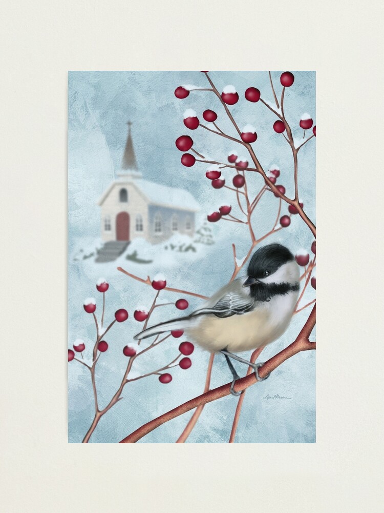 Thumbnail 1 of 3, Photographic Print, Winter Scene I designed and sold by aprilmoen.