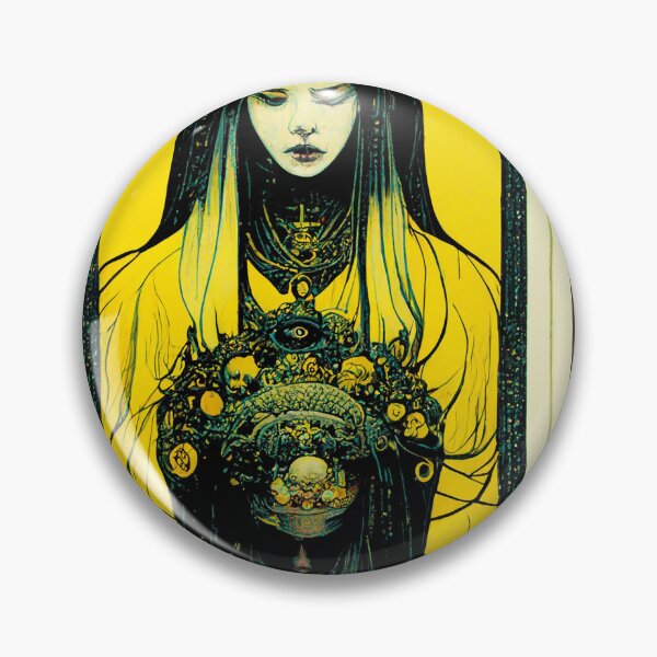 Artikelvorschau, Yellow Priestess Fantasy Tarot entworfen und verkauft von esotericorigins.