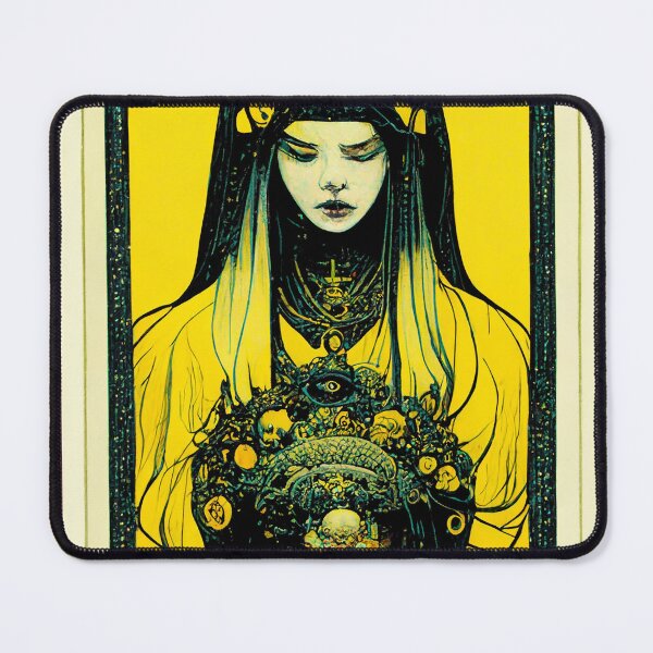 Artikelvorschau, Yellow Priestess Fantasy Tarot entworfen und verkauft von esotericorigins.