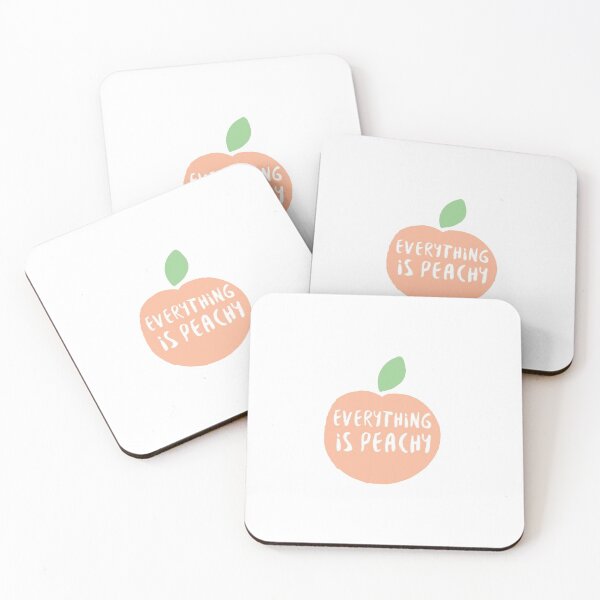 Item preview, Just Peachy Pink VSCO Aesthetic Sticker designed and sold by Preppy Positivity.