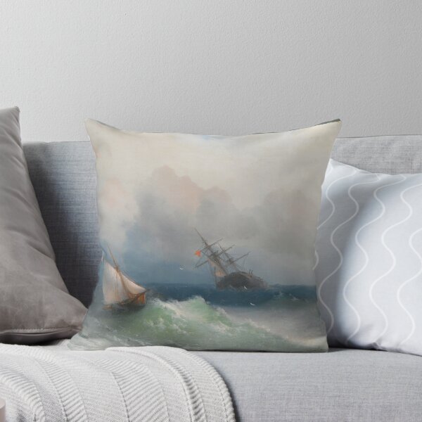 Item preview, Two Ships At Sea  - Ivan Konstantinovich Aivazovsky  designed and sold by TeeARTHY.