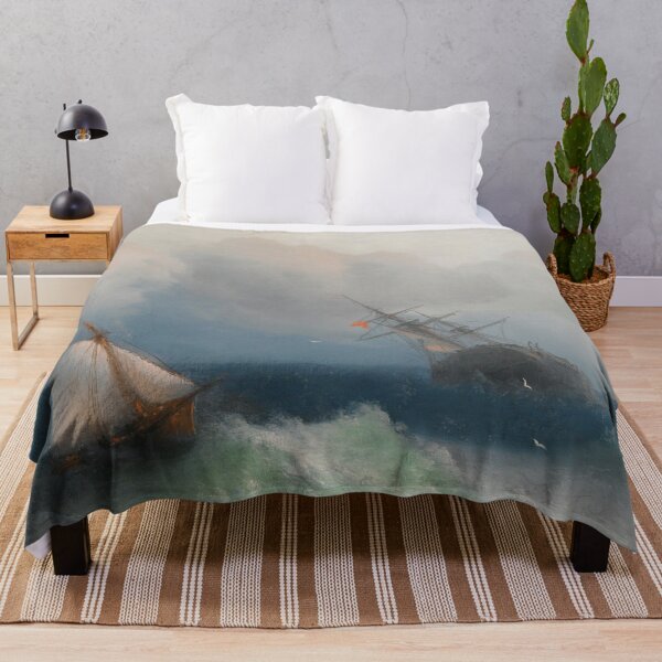 Item preview, Two Ships At Sea  - Ivan Konstantinovich Aivazovsky  designed and sold by TeeARTHY.