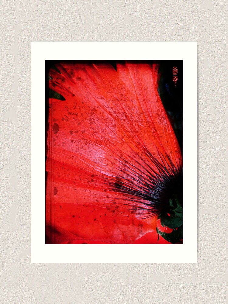 Alternate view of Book Flower Art Print