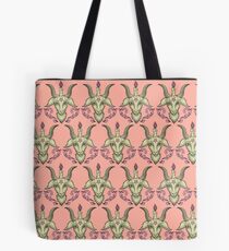 Rosa Baphomet Damast Tote Bag