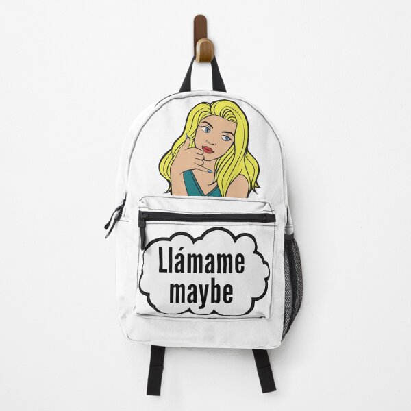 Item preview, Funny Llámame Maybe Pop Art Material Girl designed and sold by wingstar.