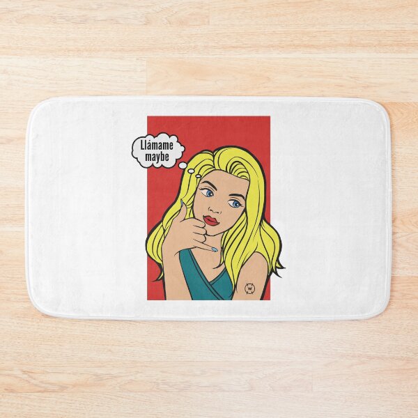 Item preview, Funny Llámame Maybe Pop Art Material Girl designed and sold by wingstar.