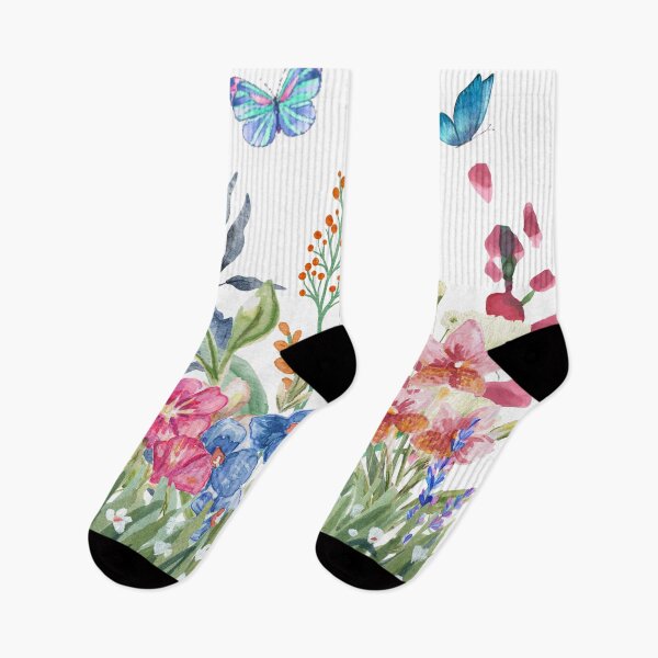 Item preview, Butterflies and flowers designed and sold by Vanessa Hogle.