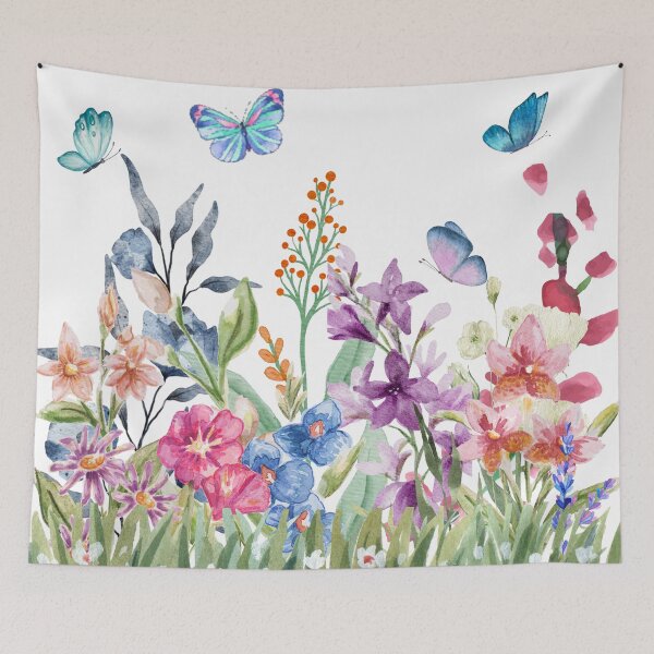 Item preview, Butterflies and flowers designed and sold by Vanessa Hogle.