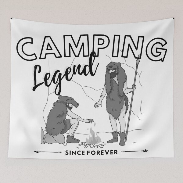 Item preview, Camping Legend Since Forever designed and sold by Thomas Dossman.