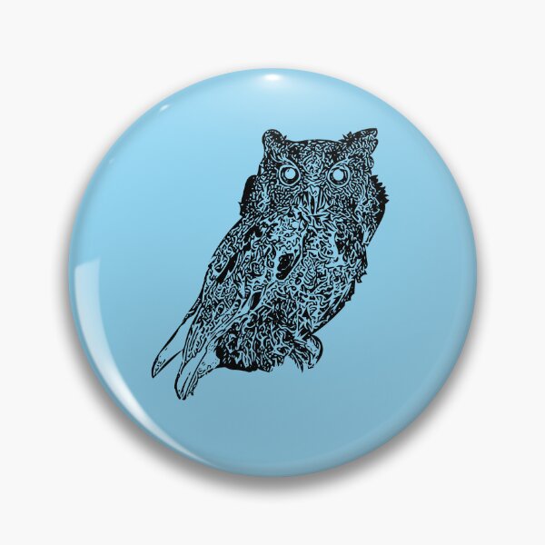 Item preview, An Eastern Screech Owl Black Design  designed and sold by designsasstultd.