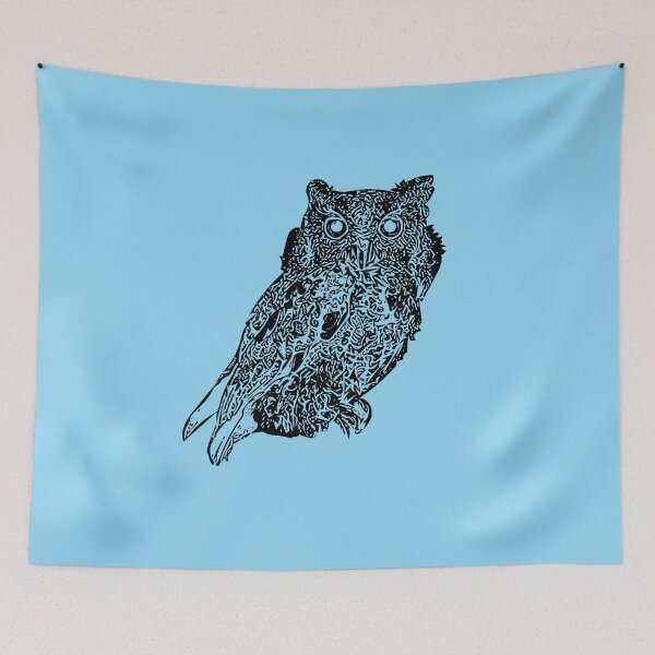 Item preview, An Eastern Screech Owl Black Design  designed and sold by designsasstultd.