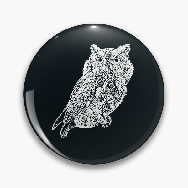 Item preview, An Eastern Screech Owl White Design  designed and sold by designsasstultd.