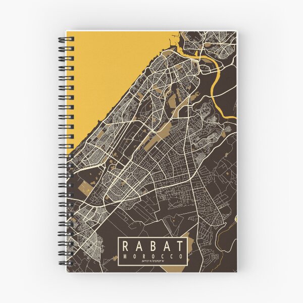 Item preview, Rabat City Map of Morocco  - Pastel designed and sold by deMAP.