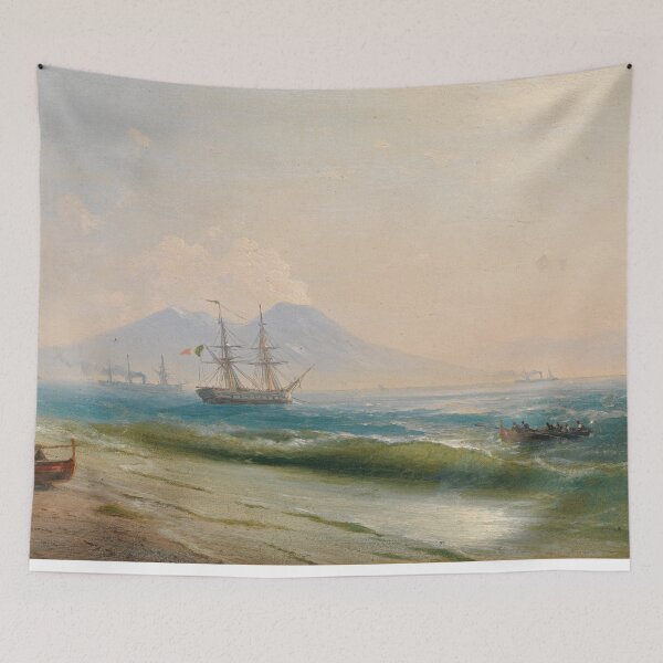 Item preview, View Of  Mount Vesuvius  - Ivan Konstantinovich Aivazovsky  designed and sold by TeeARTHY.