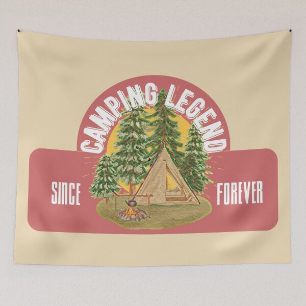 Item preview, Camping Legend Since Forever Forest designed and sold by Thomas Dossman.
