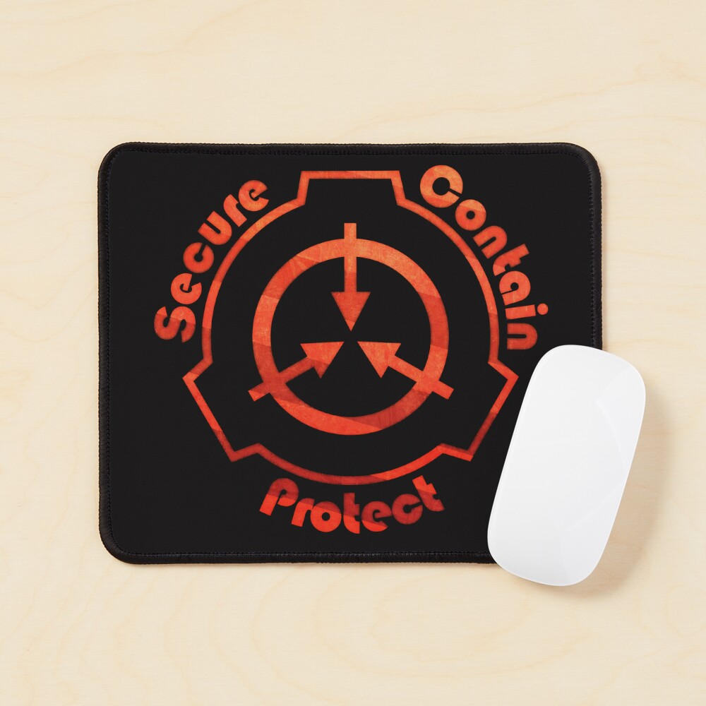 SCP Foundation logo white - Secure Contain Protect Sticker for Sale by  zachholmbergart