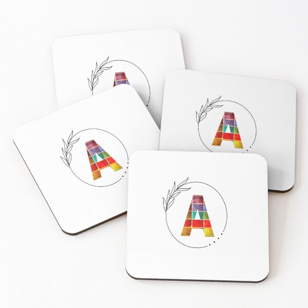 Artikelvorschau, Blumen Buchstabe A Design, Monogramm mit Blumen, erste Geschenke für Her- entworfen und verkauft von bartdesigner.