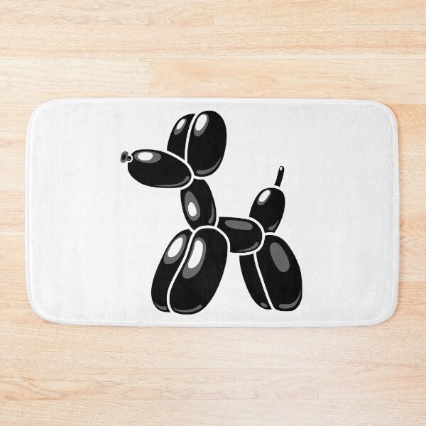 Item preview, Black cute balloon dog designed and sold by zuperelectracat.