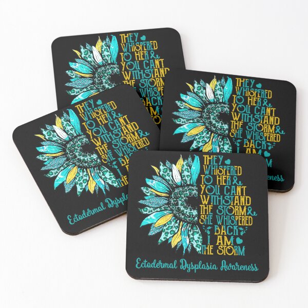 Item preview, I Am The Storm Sunflower Leopard Ectodermal Dysplasia Awareness designed and sold by rechardtee.