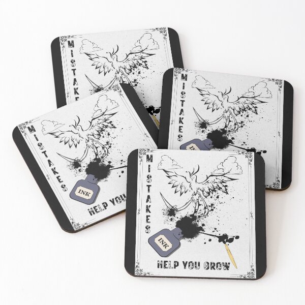 Item preview, Mistakes Help You Grow (Spilled Ink Phoenix) designed and sold by SimplyMe-Plus.
